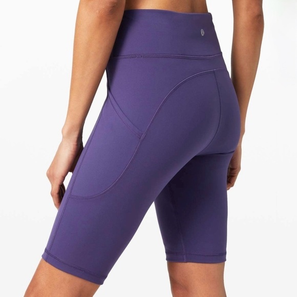Lululemon Invigorate High-Rise Short 10" in Midnight Orchid - Picture 2 of 7